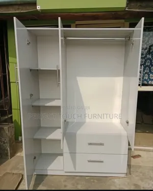 4ft by 6ft White Wardrobe
