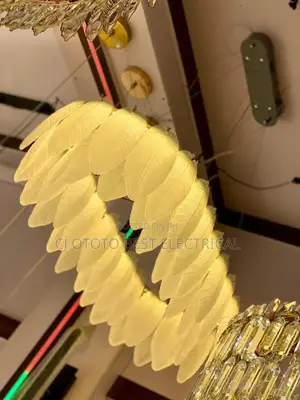 Crystal Luxury Dining Room Light, Display White Warm White