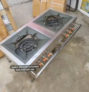 2 Phase Gas Pressure Stock Pot Cooker / 2burners For Big Pot