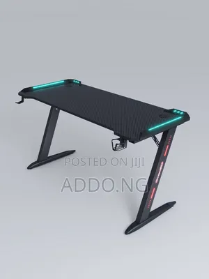Home and Office Work Gaming Desk With Led Lights