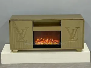Golden Fireplace Shelve.