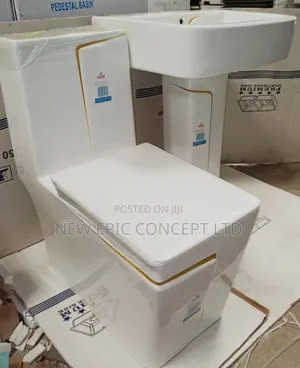 Gold Line Toilet Set