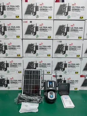 Full-Color Vu ,Ultra Hd Dual Lens Solar PTZ Camera