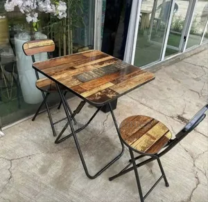 Folding Table and Chairs.