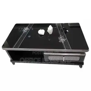 New Modern Living Room Wooden Center Table ,Glass Top
