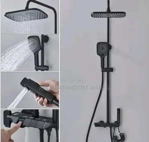 Quality Standard Standing Bathroom Shower Black