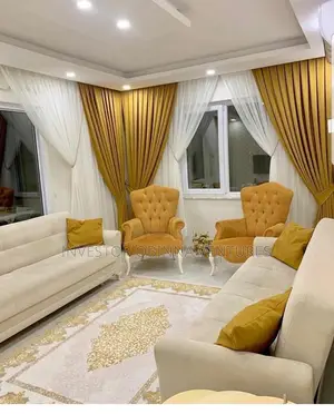 Quality Plain Gold Curtain