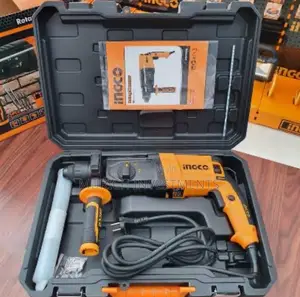 Ingco 950W 28mm Rotary Hammer Drill W/ 3 Drills 2 Chisel