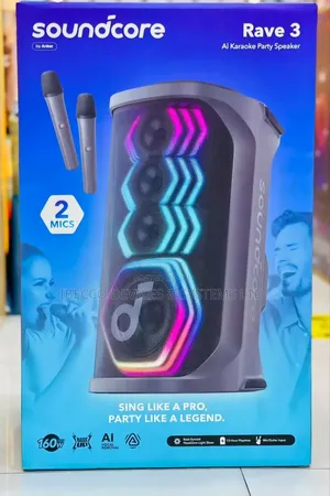 Soundcore By Anker Rave3 Ai Karoke Party Speaker 160w