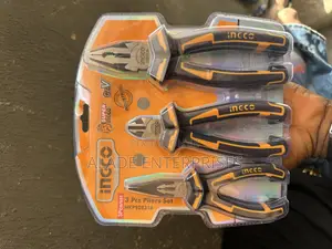 3 Pieces High Leverage Pliers Set Ingco