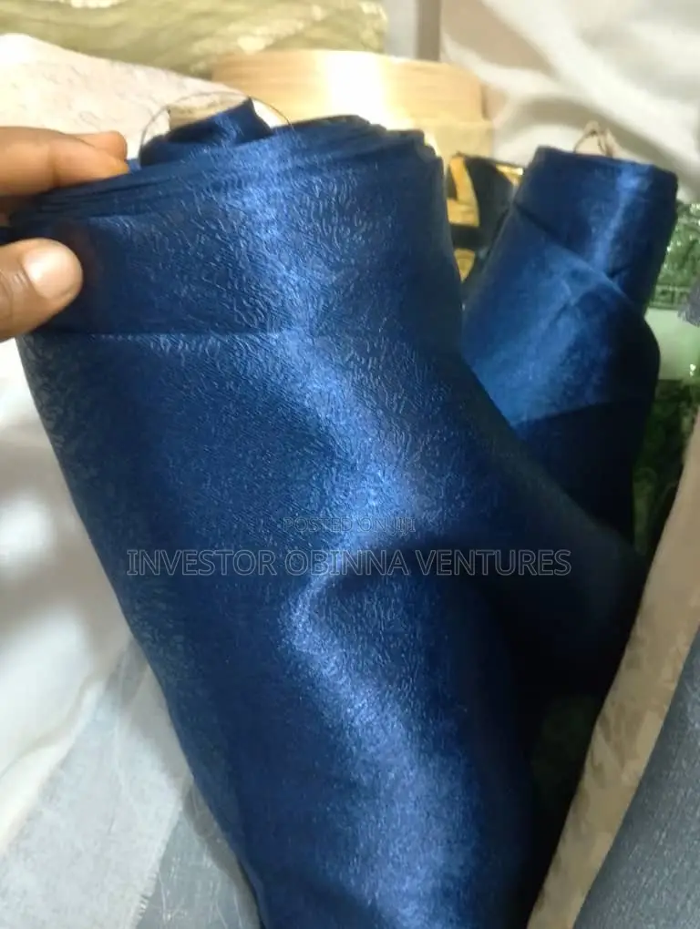 Plain Blue Curtains
