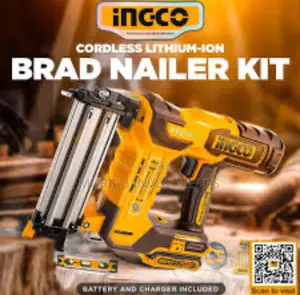 Cordless Brad Nailer With Battery Charger, With Brad Nails