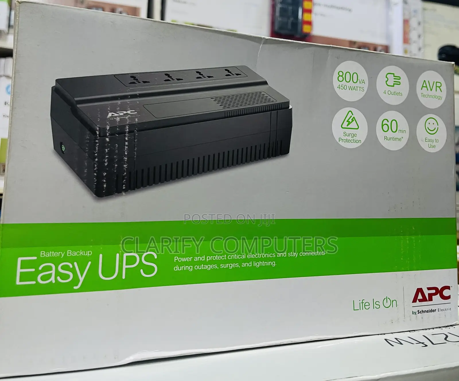 APC Easy UPS 800va, 450watts