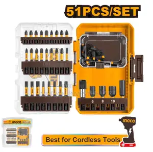 Ingco 51 PCS Impact Screwdriver Bits Set