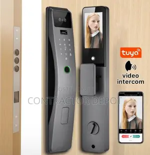 Tuya App Smart Lock Camera Video Intercom Palm Vein Unlock