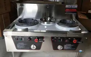 Restaurant Industrial Chinese Stove/2 Burners Chinese Cooker