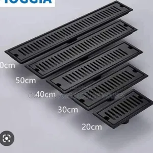 Black Floor Drain 60cm
