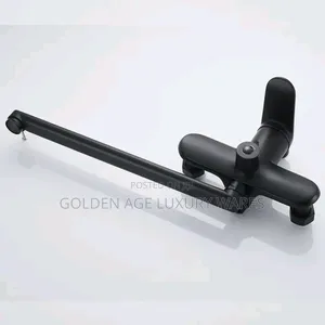Black Wall Mounted Bathtub Mixer