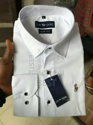 Top Quality Turkish Shirts With Black Solid Bottons