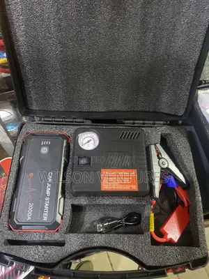 High Power Jump Starter With Tyre Pump Benz BMW V8 Vehicle