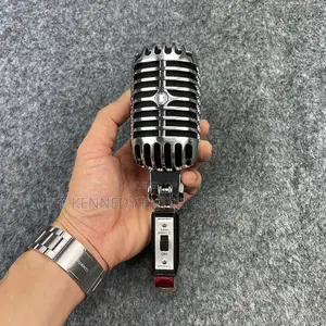 Orginal Shure 55sh Series Dynamic Vintage Microphone (Sliver
