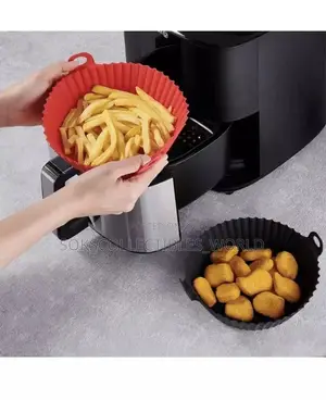 Air Fryer Liner Silicone Bowl Non-Stick Practical Dishwasher
