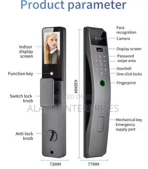 Card Lock Fingerprint Keyless Smart Door Lock