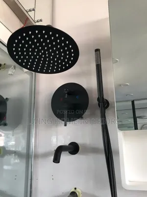 New Ideas Black Conduct Shower
