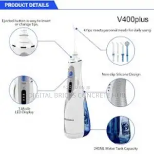 High Quality Rechargeable Water Flosser V400p,Strong Spraying Pressure