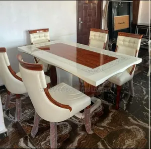 Luxury Mable Top Royal Dinning Set
