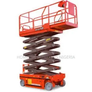 32' Scissor Lift, Rough Terrain for Warehouse