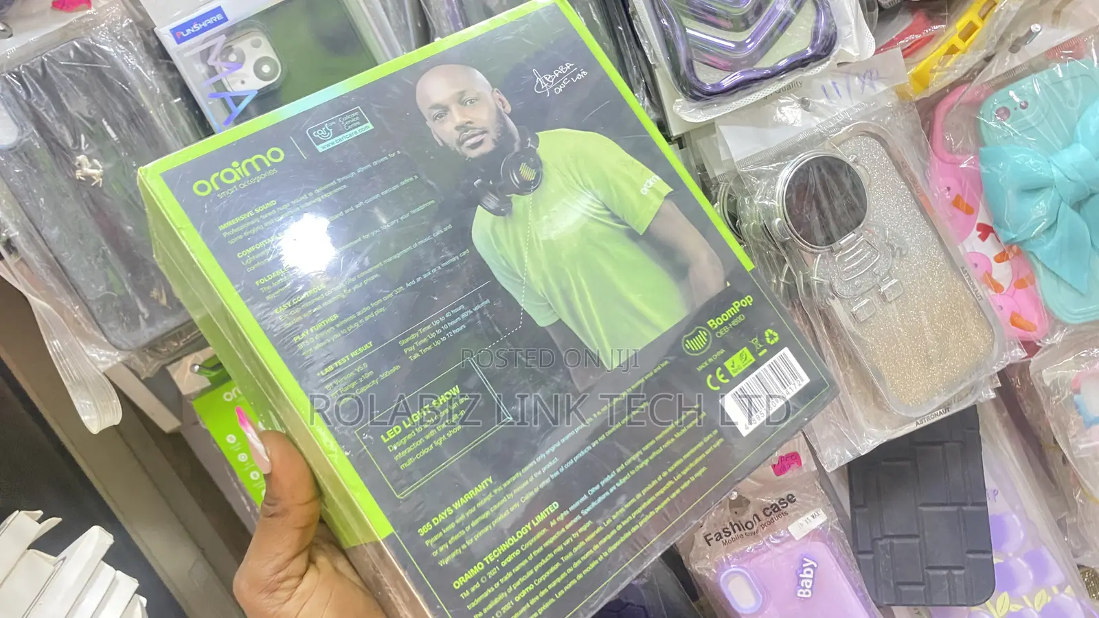 Oraimo Boompops Headphone