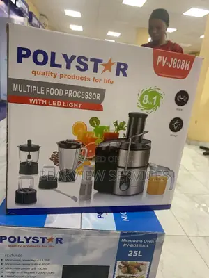 Save Time Effort With Polystar 8 in 1 Food Processor