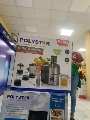 One Machine for All Kitchen Needs - Polystar 8 In1 Processor