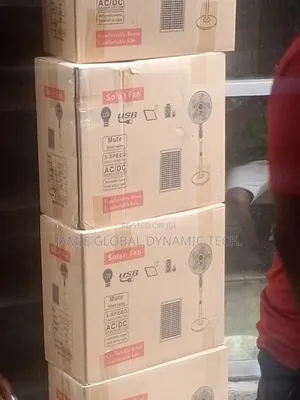 AC DC Solar Fan