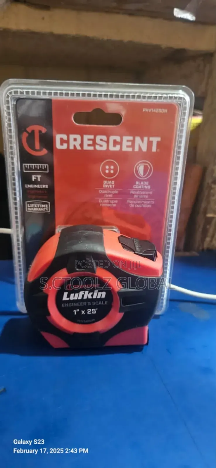 Lufkin Engineering Tape 25"