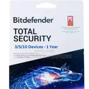 Bitdefender Total Security 3/5/10 Devices 1 Year