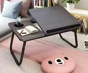 Adjustable Laptop Table With Cupholder