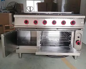 6 Burner Cooker With Oven
