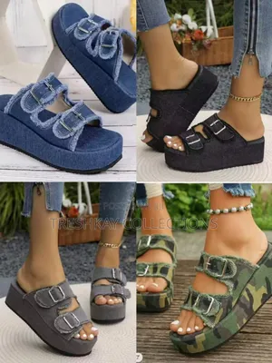 Luxury Ladies Jeans Slippers