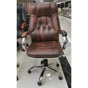 Ultimate Quality Leather Designer Executive Chair - Brown