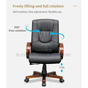 Executive Wooden Armrest Office Quality Chair