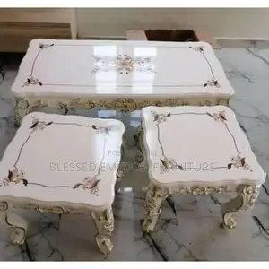 Living Room Royal Design Center Table Side Stools
