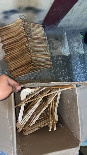 Packs Of Wooden Clothing Hangers