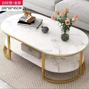 Exotic Faux Marble (MDF Wood)Centre Table - 100 X 60
