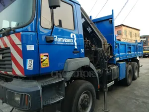 Man Diesel Tipper With Self Loader 2012 Blue