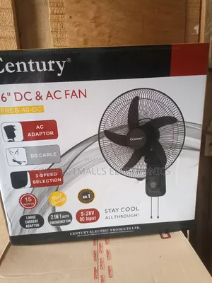 16" Century Acdc Wall Fan FRCB-40-Dc