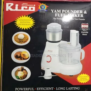 Rico 800w Multipurpose Yam Pounder and Fufu Maker Machine
