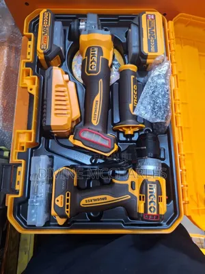 Ingco Cordless Lithium-ion Angle Grinder And Drill Ckli20273