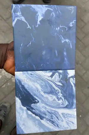 Blue and White Marble Tiles